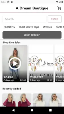 A Dream Boutique android App screenshot 0